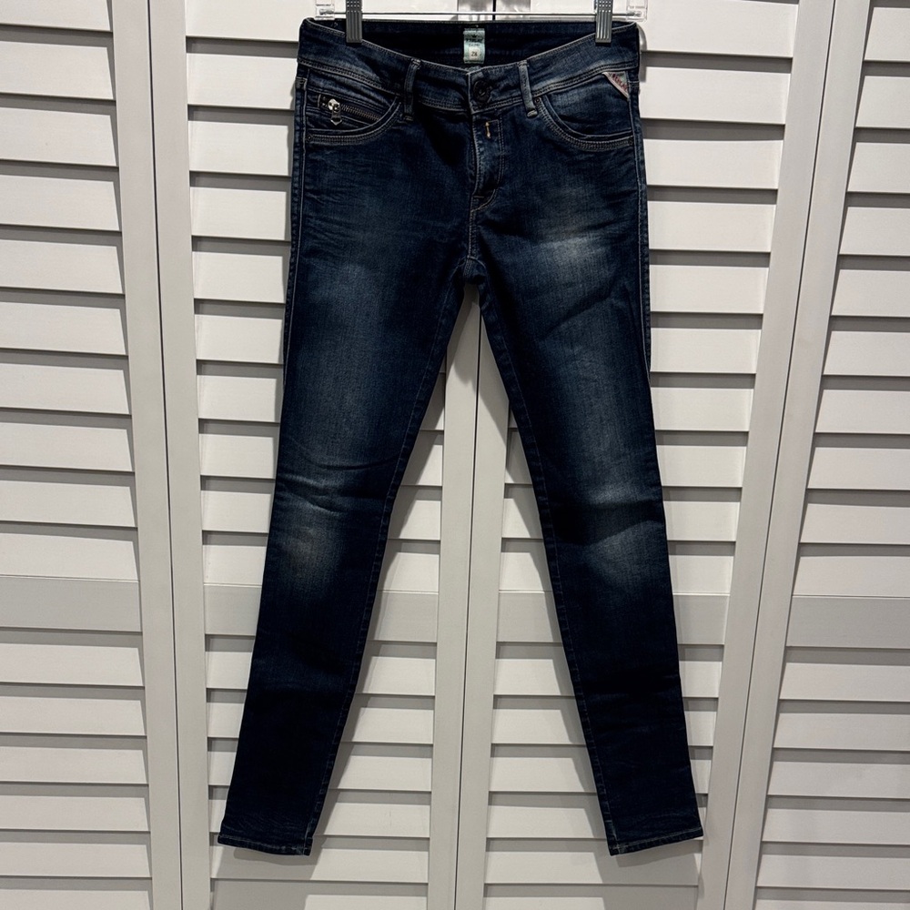 Replay Women's Deep Indigo Skinny Jeans
